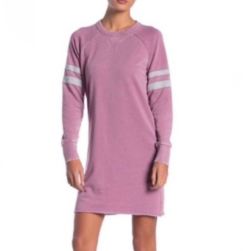 ALTERNATIVE Raglan Sleeve Sweatshirt Dress